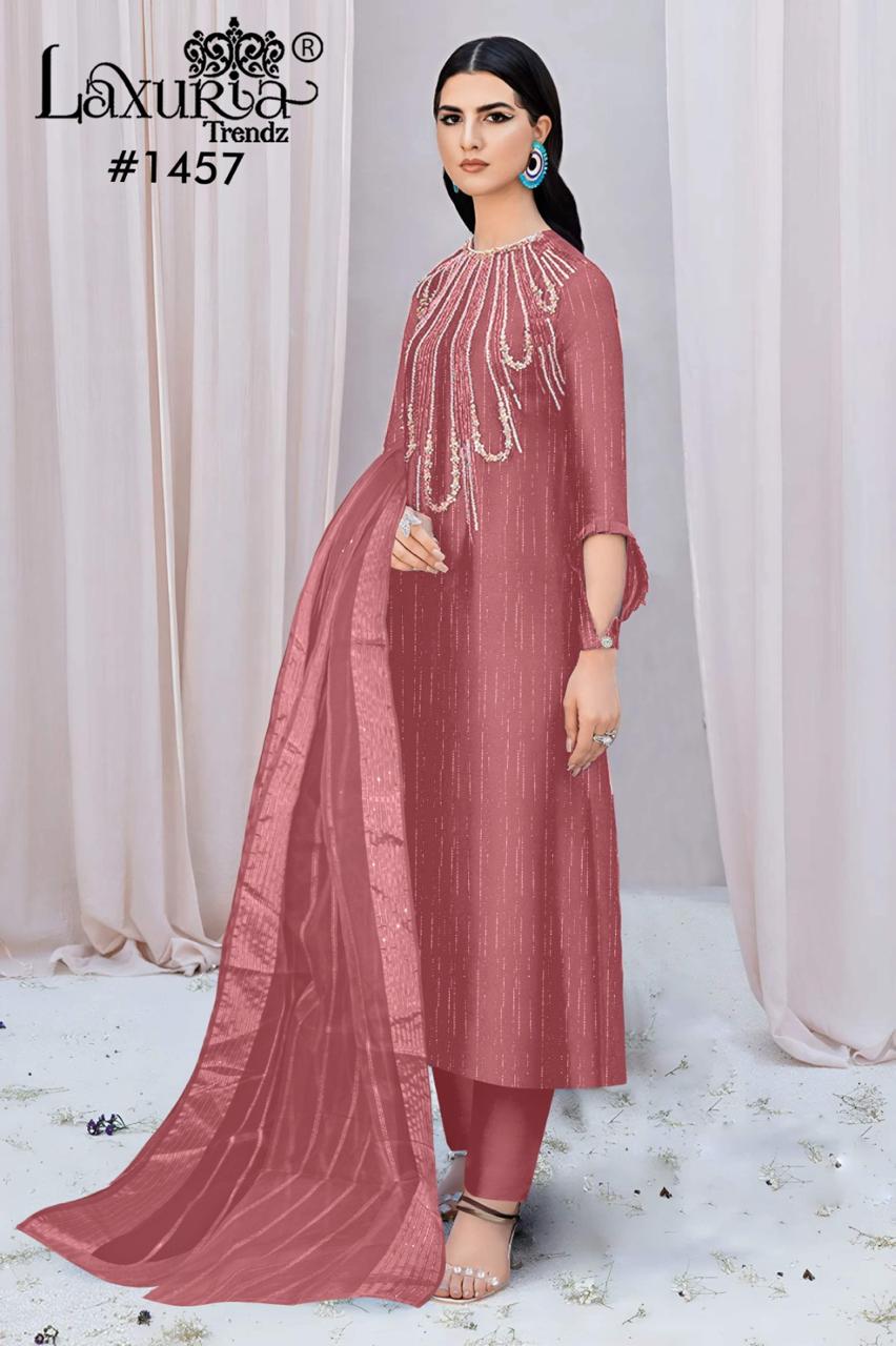 1457 Online Laxuria Trendz Burberry Pakistani Readymade Suits