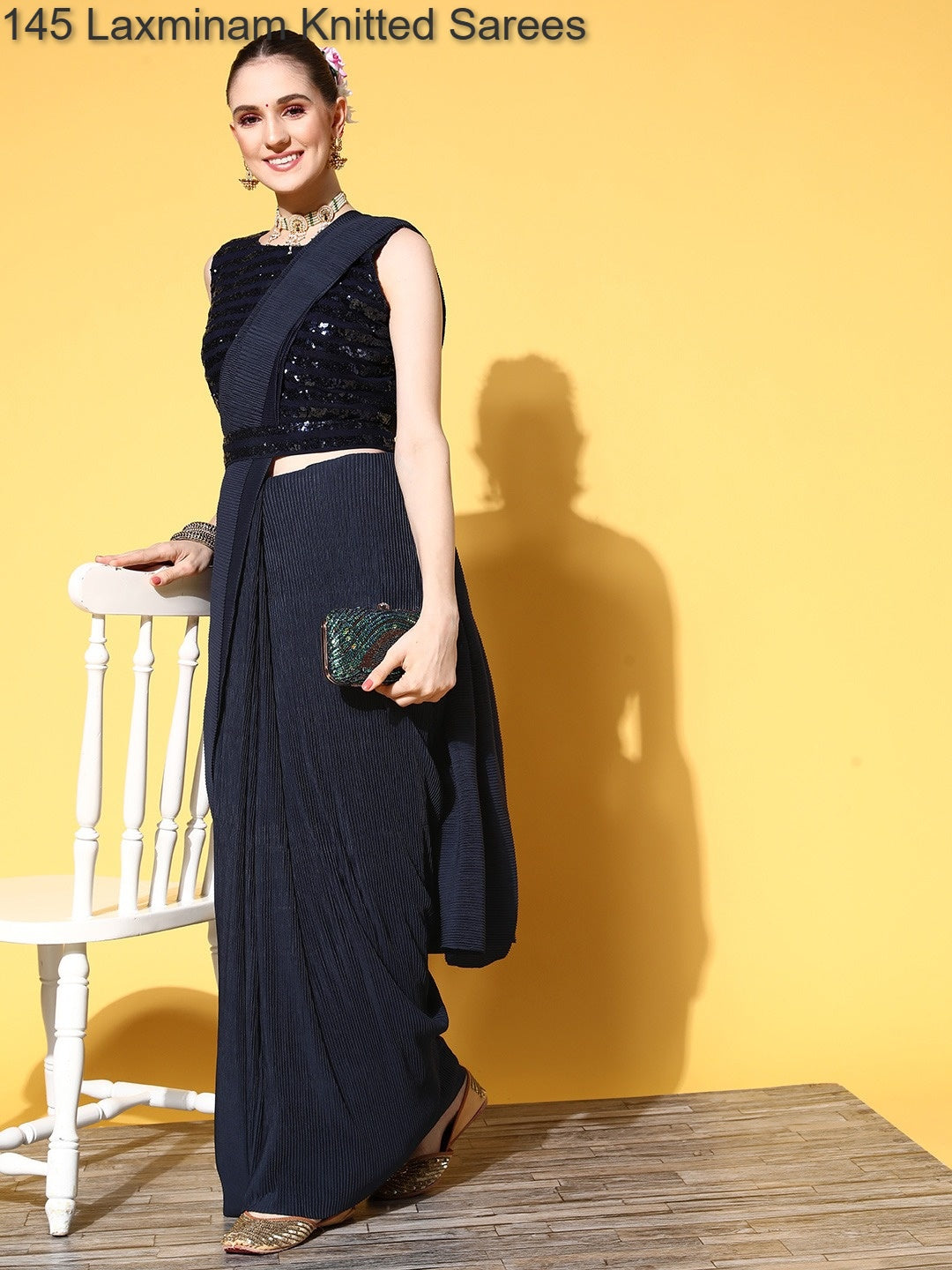 145 Laxminam Knitted Sarees