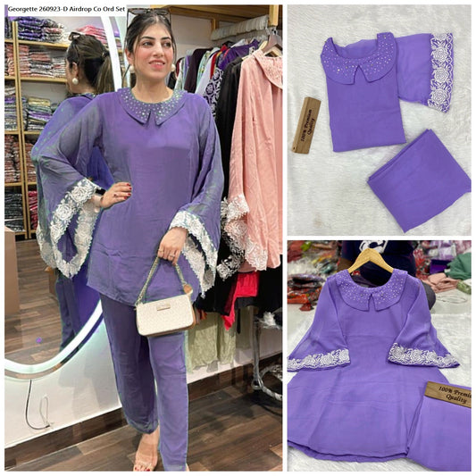 Georgette 260923-D Airdrop Co Ord Set