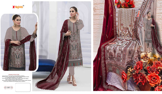 C-1287-H Fepic Pakistani Salwar Suits