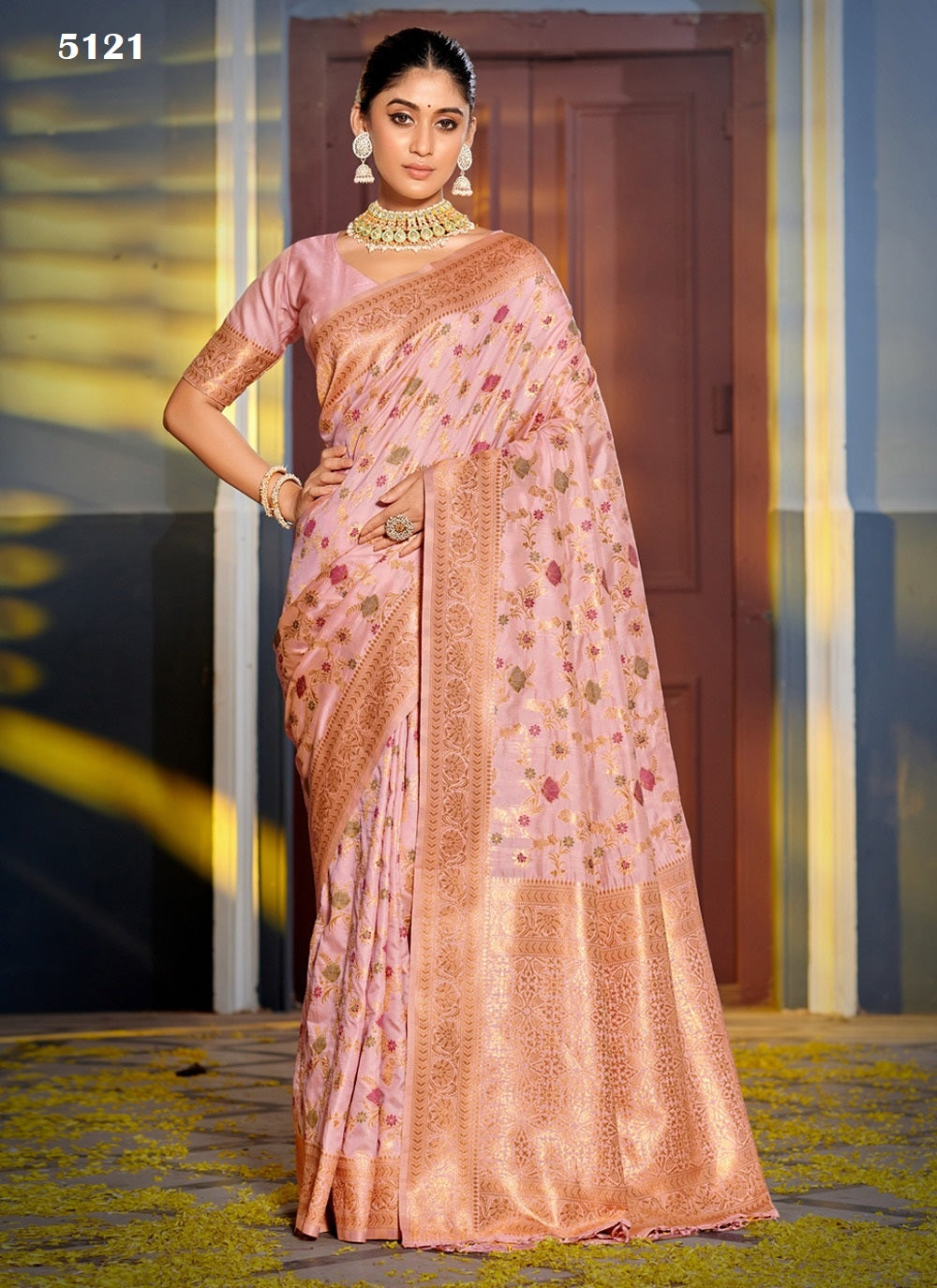 5121 Vastukala Sangam Sarees
