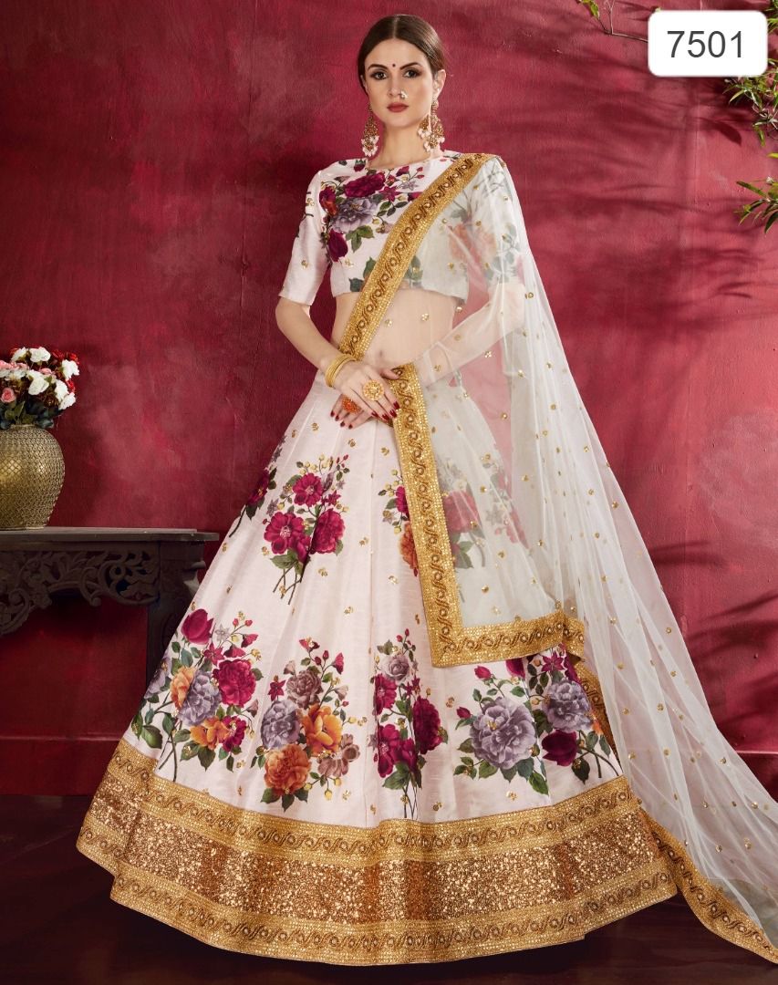 7501 Carnations Zeel Lehenga Choli