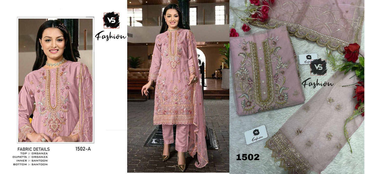 1502 A Vs Fashion Pakistani Salwar Suits