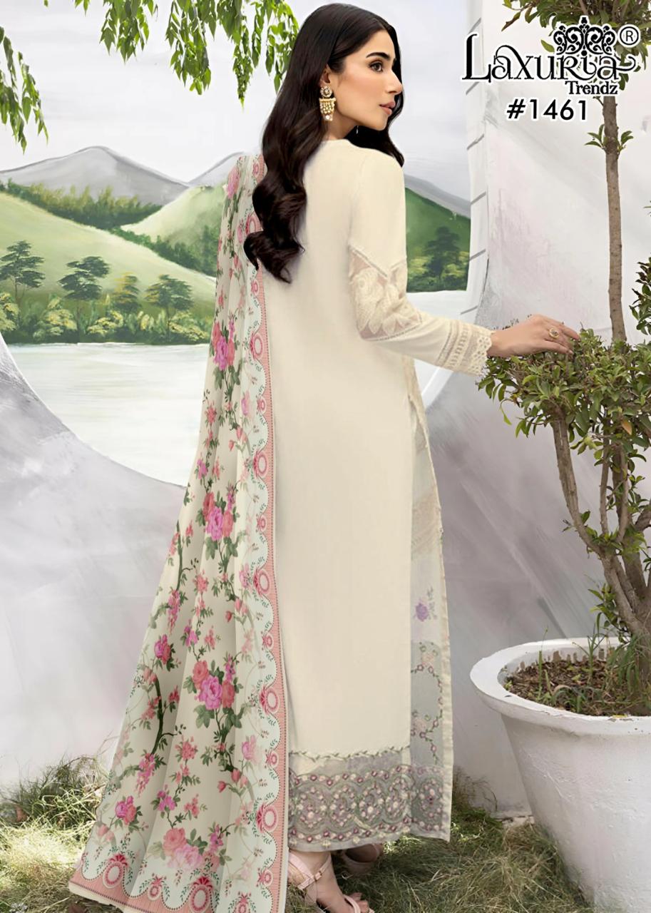 1461 Laxuria Trendz Fox Georgette Pakistani Readymade Suits