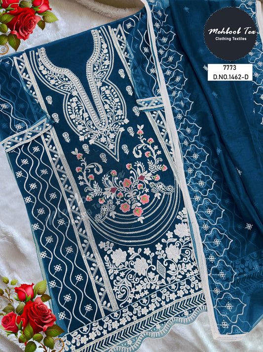 1462D Mehboob Tex Handwork Pakistani Salwar Suits