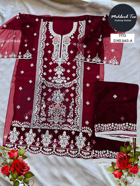 1463A Mehboob Tex Embroidery Work Pakistani Salwar Suits
