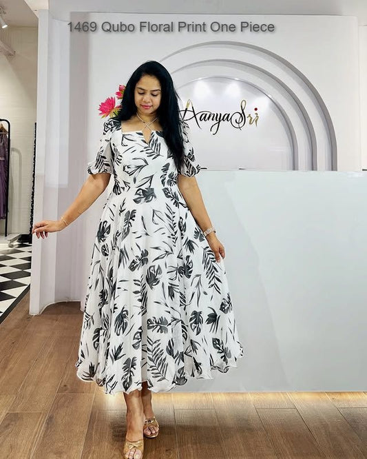 1469 Qubo Floral Print One Piece