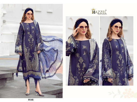 146 Hazzel Embroidered Pakistani Salwar Suits