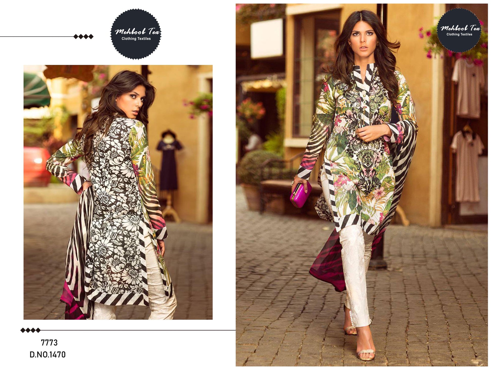 1470 Mehboob Tex Print Pakistani Salwar Suits