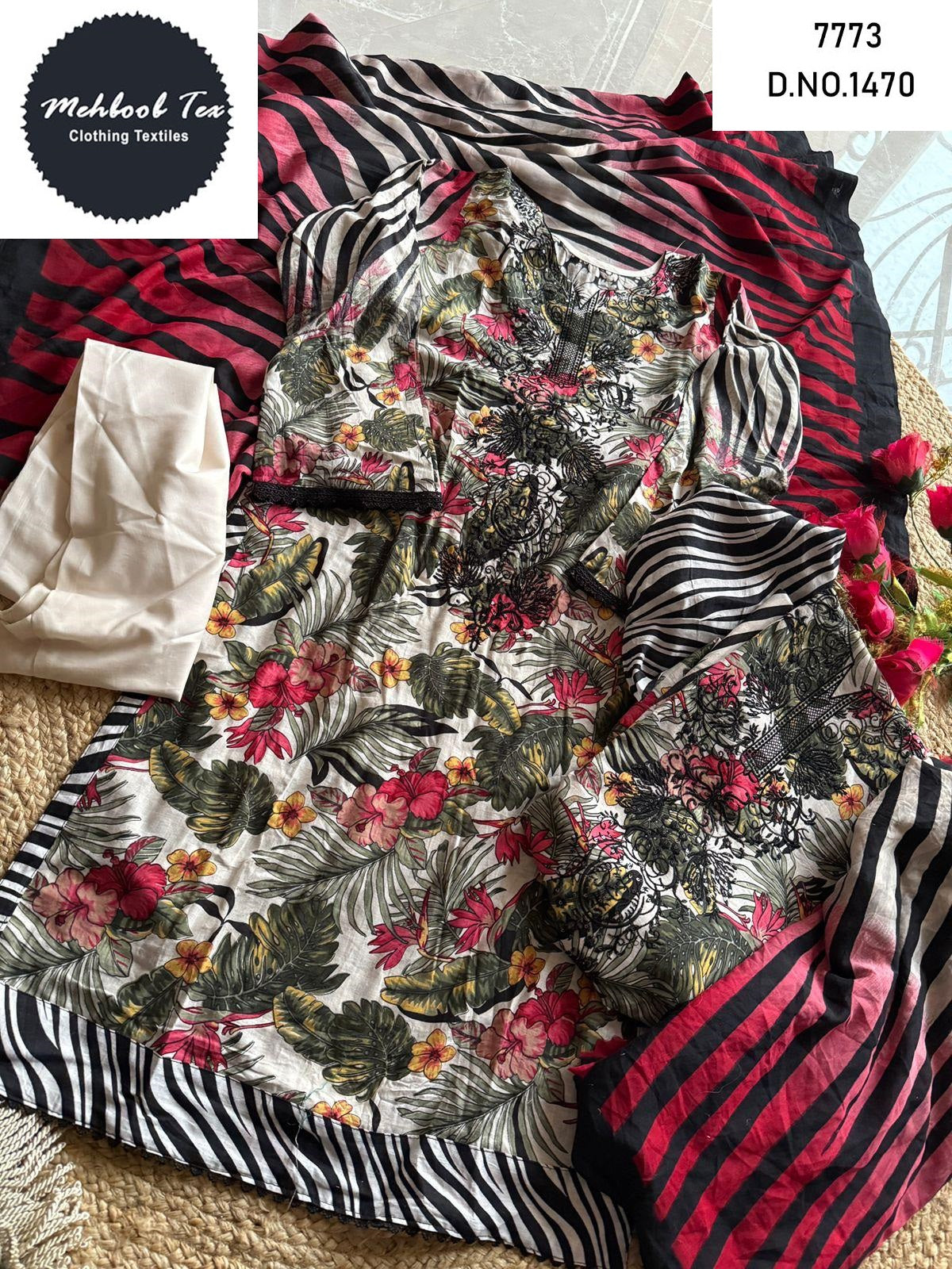 1470 Mehboob Tex Print Pakistani Salwar Suits