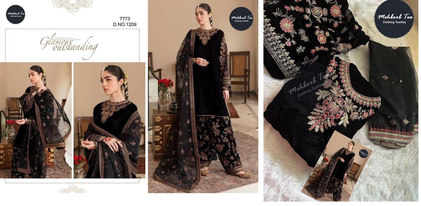 1209 Mehboob Tex Pakistani Salwar Suits