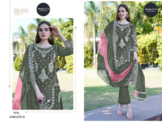 1475D Mehboob Tex Handwork Pakistani Salwar Suits