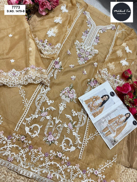 1479-B Mehboob Tex Embroidery Pakistani Salwar Suits