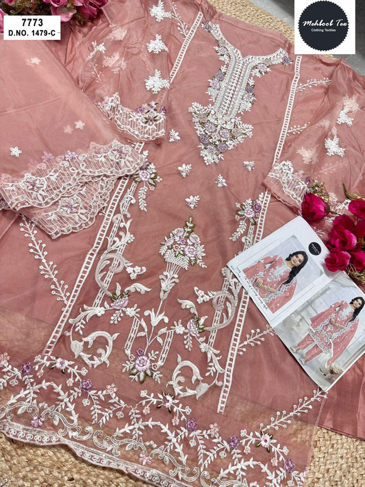 1479-C Mehboob Tex Embroidery Pakistani Salwar Suits