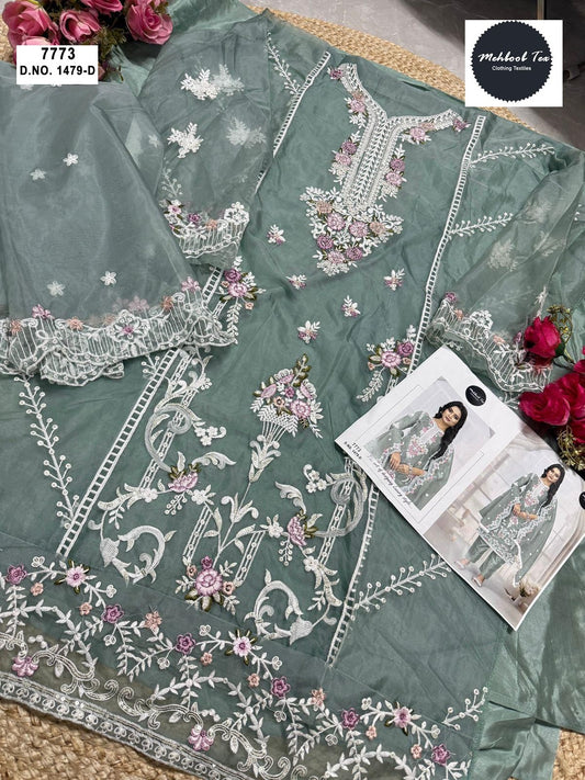 1479-D Mehboob Tex Embroidery Pakistani Salwar Suits