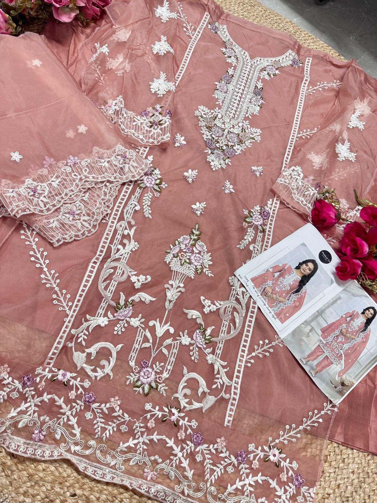 1479C Mehboob Tex Embroidery Work Pakistani Salwar Suits