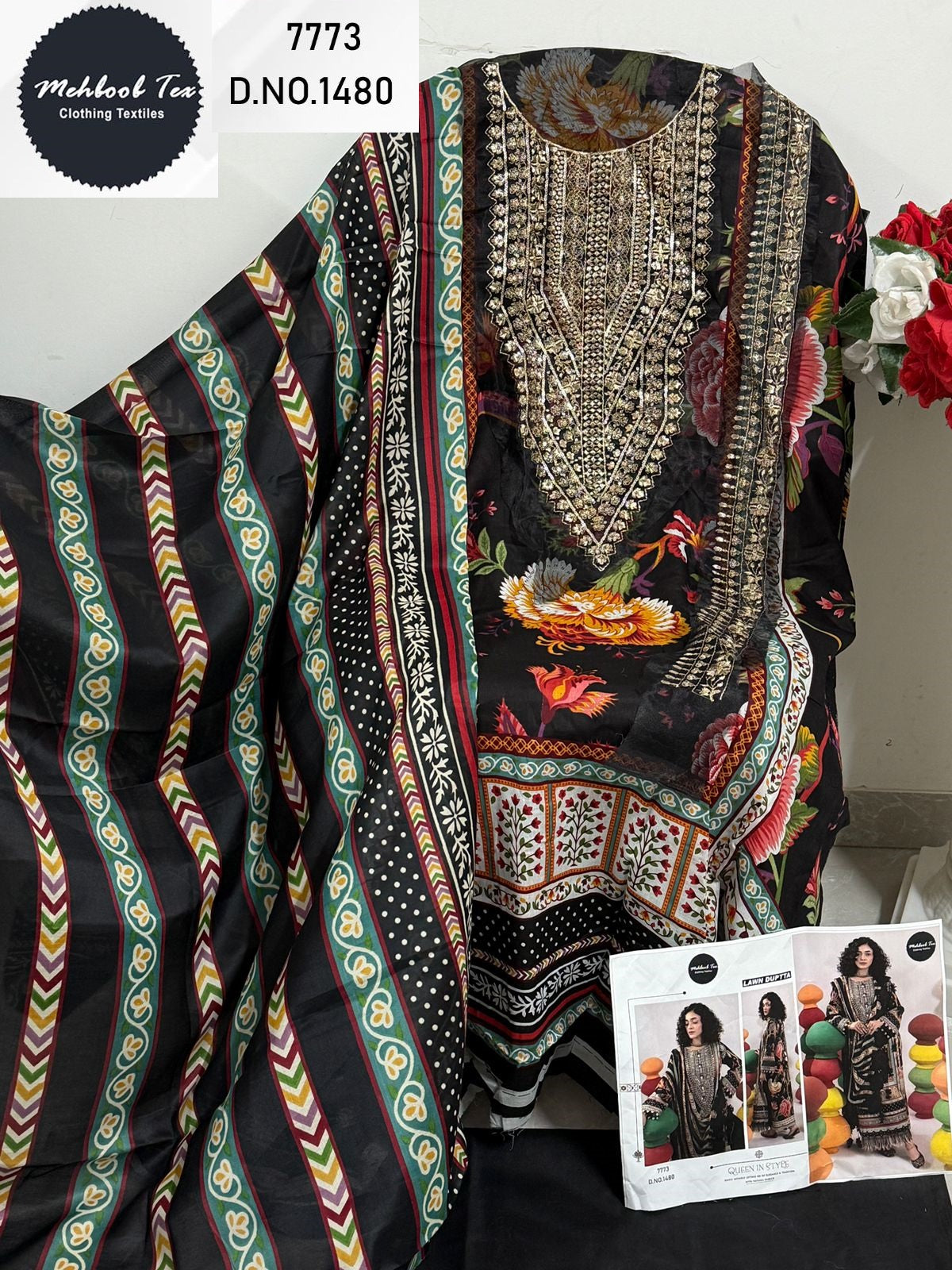 1480 Mehboob Tex Patch Pakistani Salwar Suits
