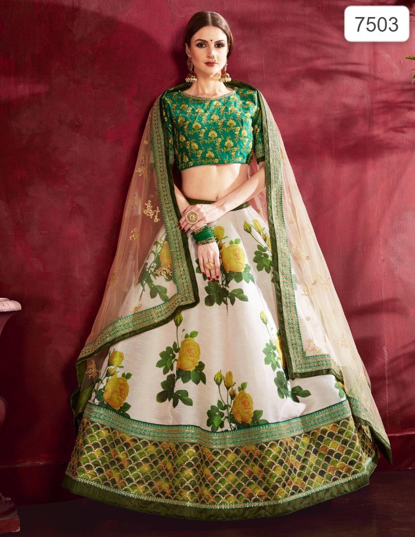 7503 Carnations Zeel Lehenga Choli