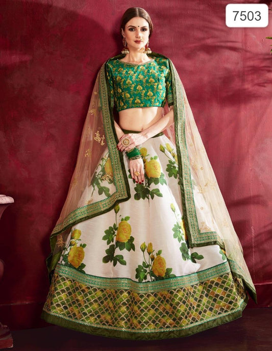 7503 Carnations Zeel Lehenga Choli