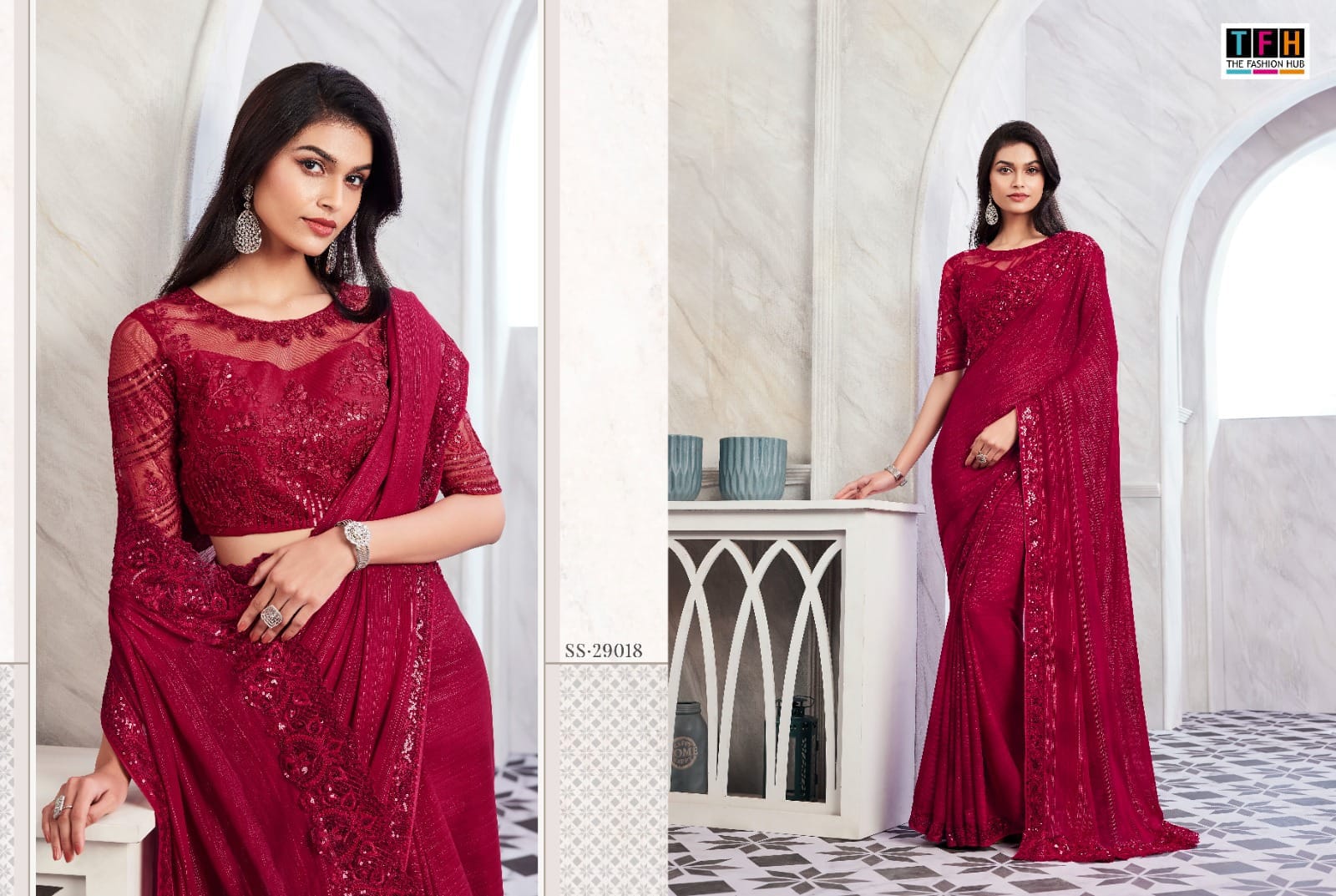 29018 Silver Screen Vol 19 Tfh Sarees