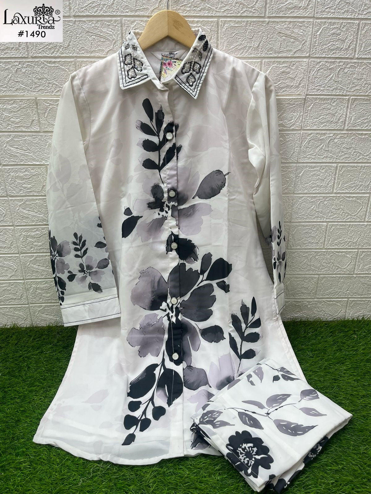 1490 Laxuria Trendz Georgette Co Ord Set