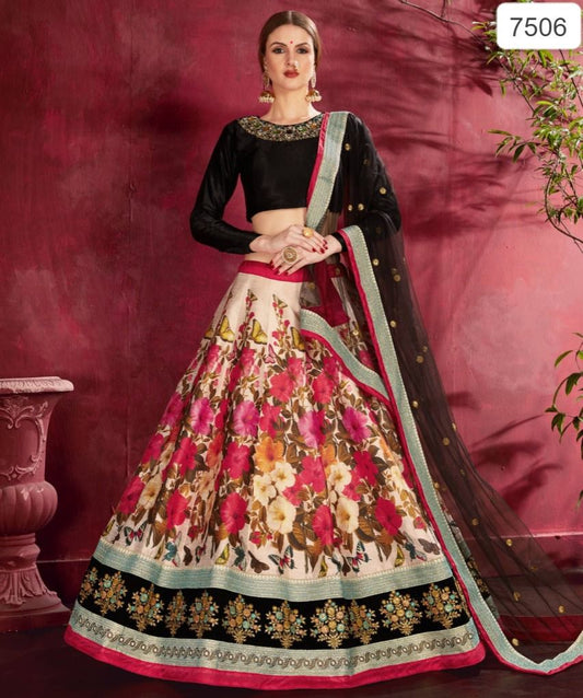 7506 Carnations Zeel Lehenga Choli