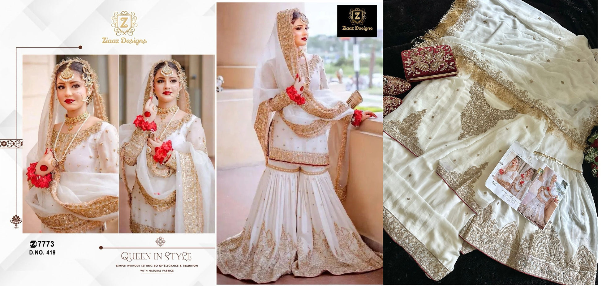 419 Ziaaz Designs Pakistani Salwar Suits