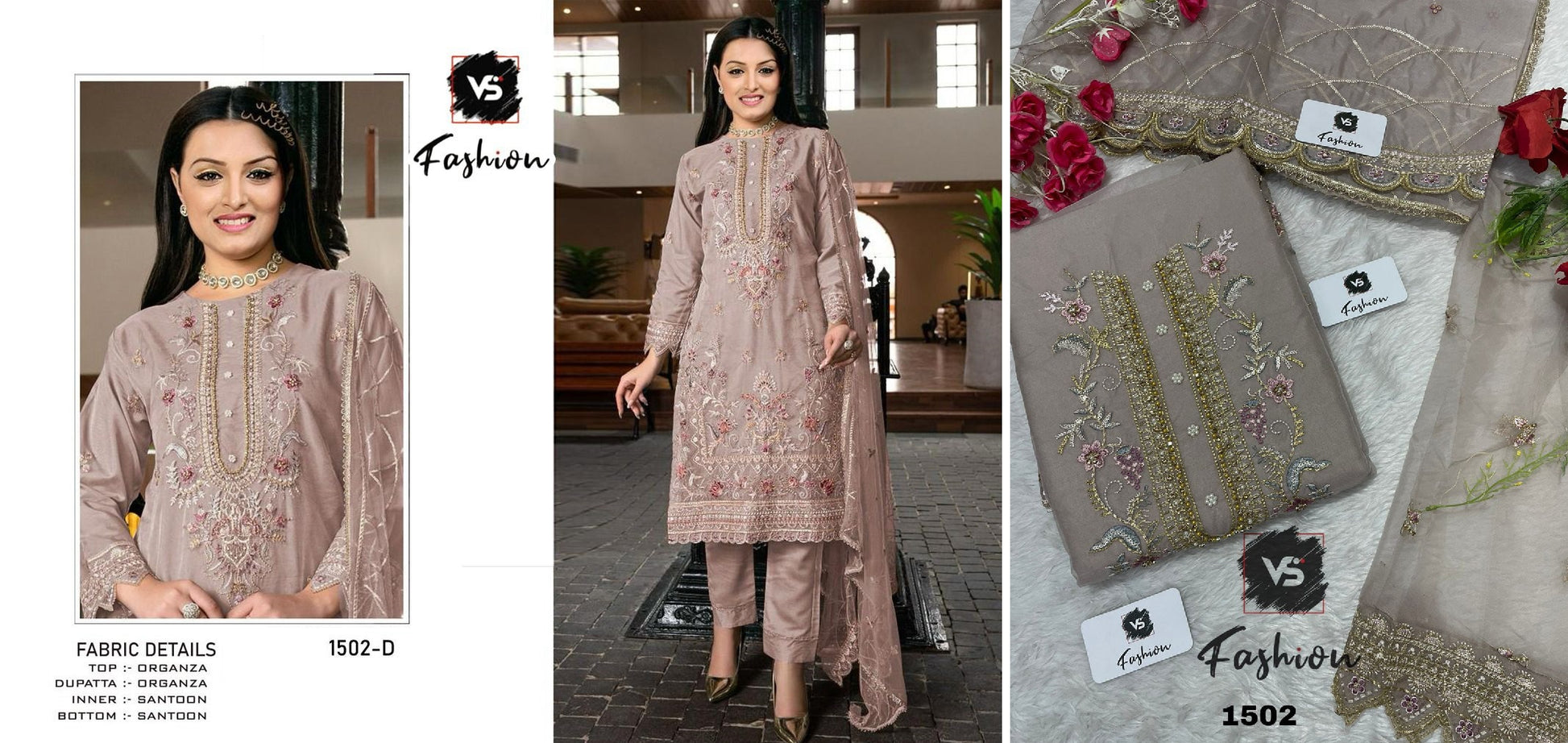 1502 D Vs Fashion Pakistani Salwar Suits