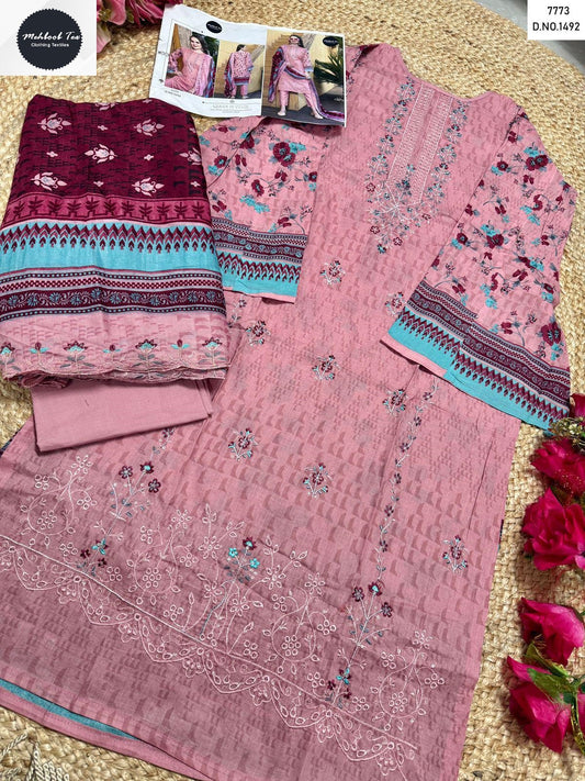 1492 Mehboob Tex Embroidery Pakistani Salwar Suits