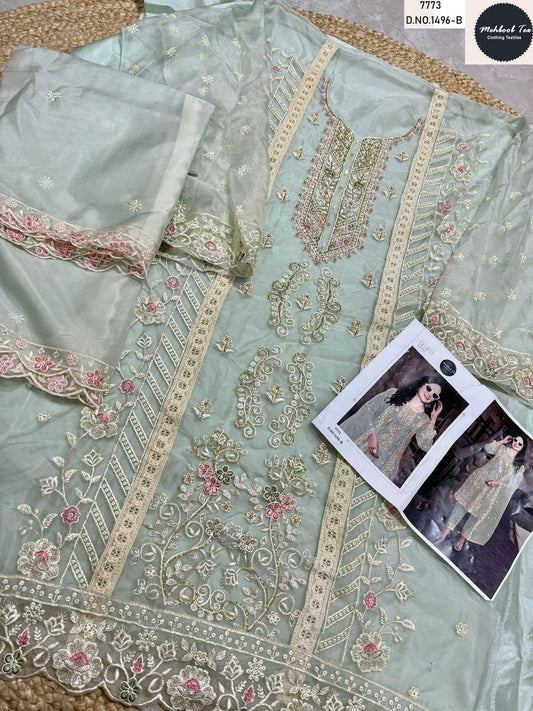 1496B Mehboob Tex Handwork Pakistani Salwar Suits