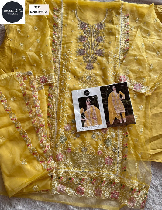 1497A Mehboob Tex Hand Work Pakistani Salwar Suits