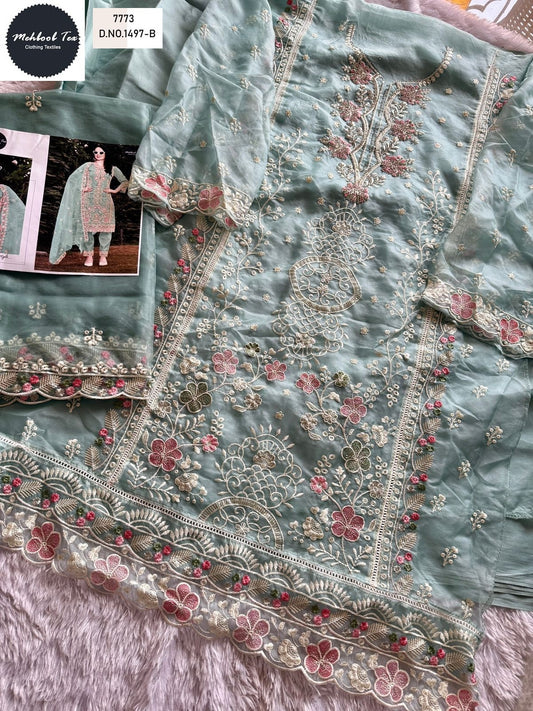 1497B Mehboob Tex Hand Work Pakistani Salwar Suits
