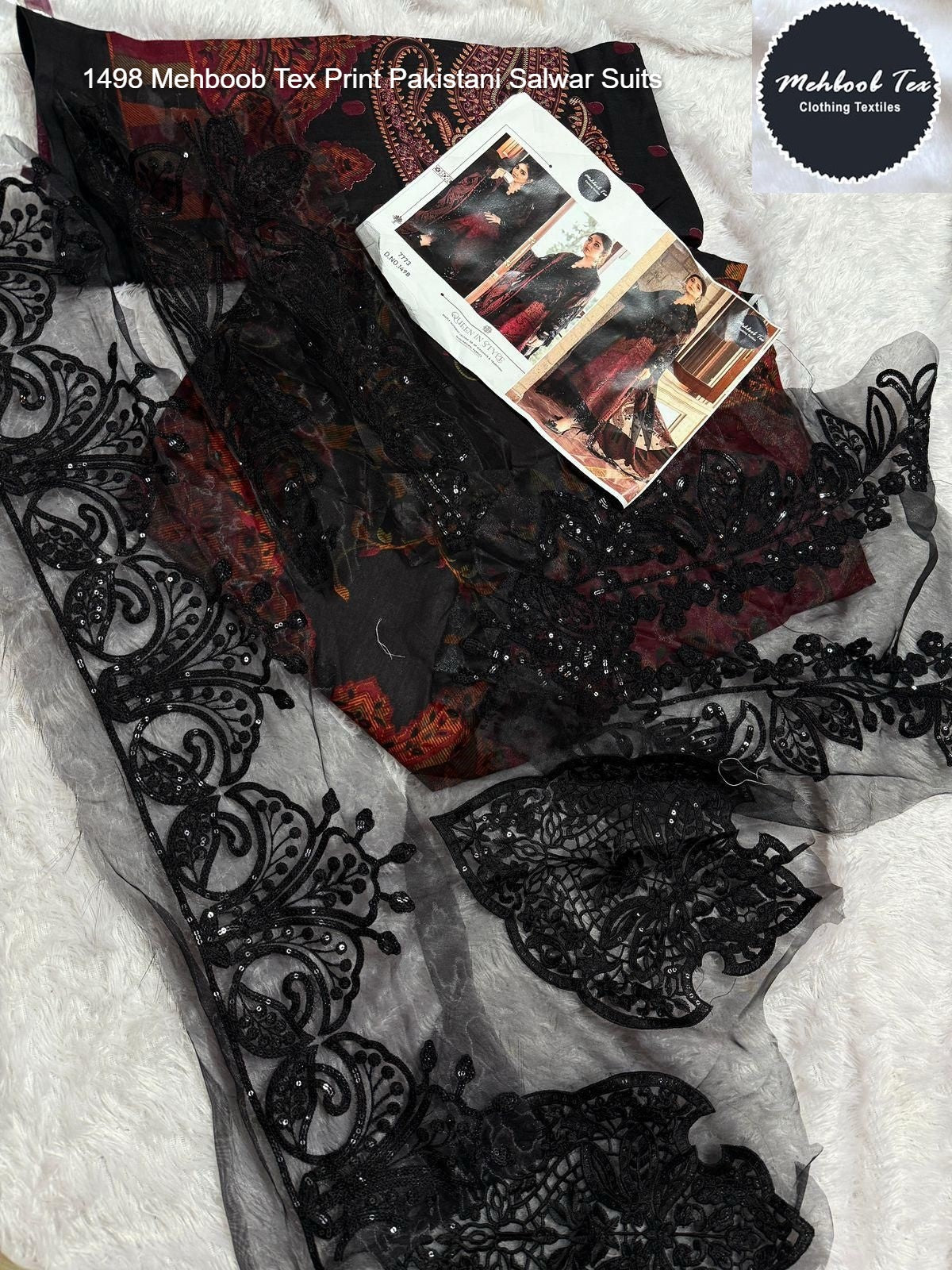 1498 Mehboob Tex Print Pakistani Salwar Suits