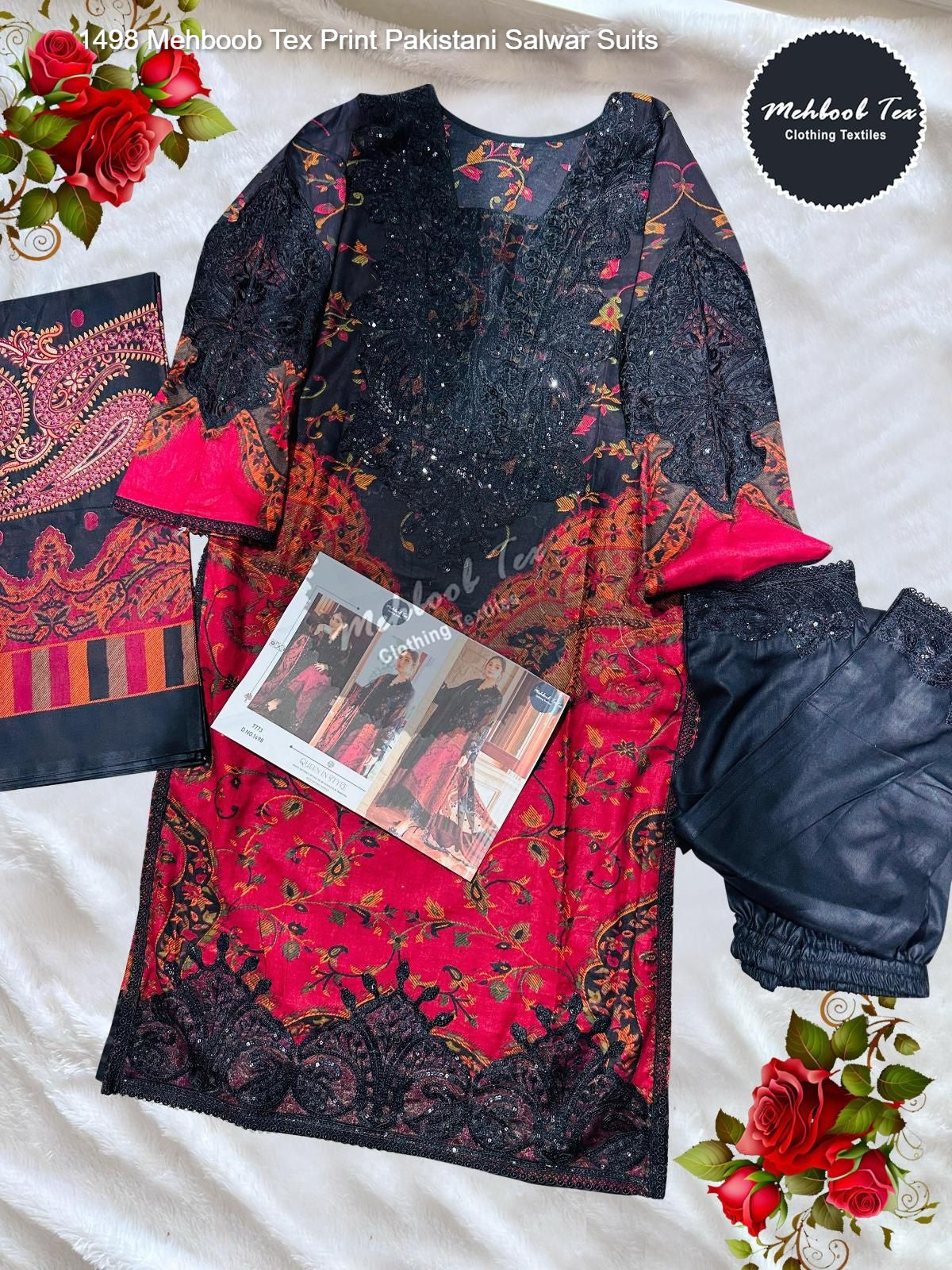 1498 Mehboob Tex Print Pakistani Salwar Suits