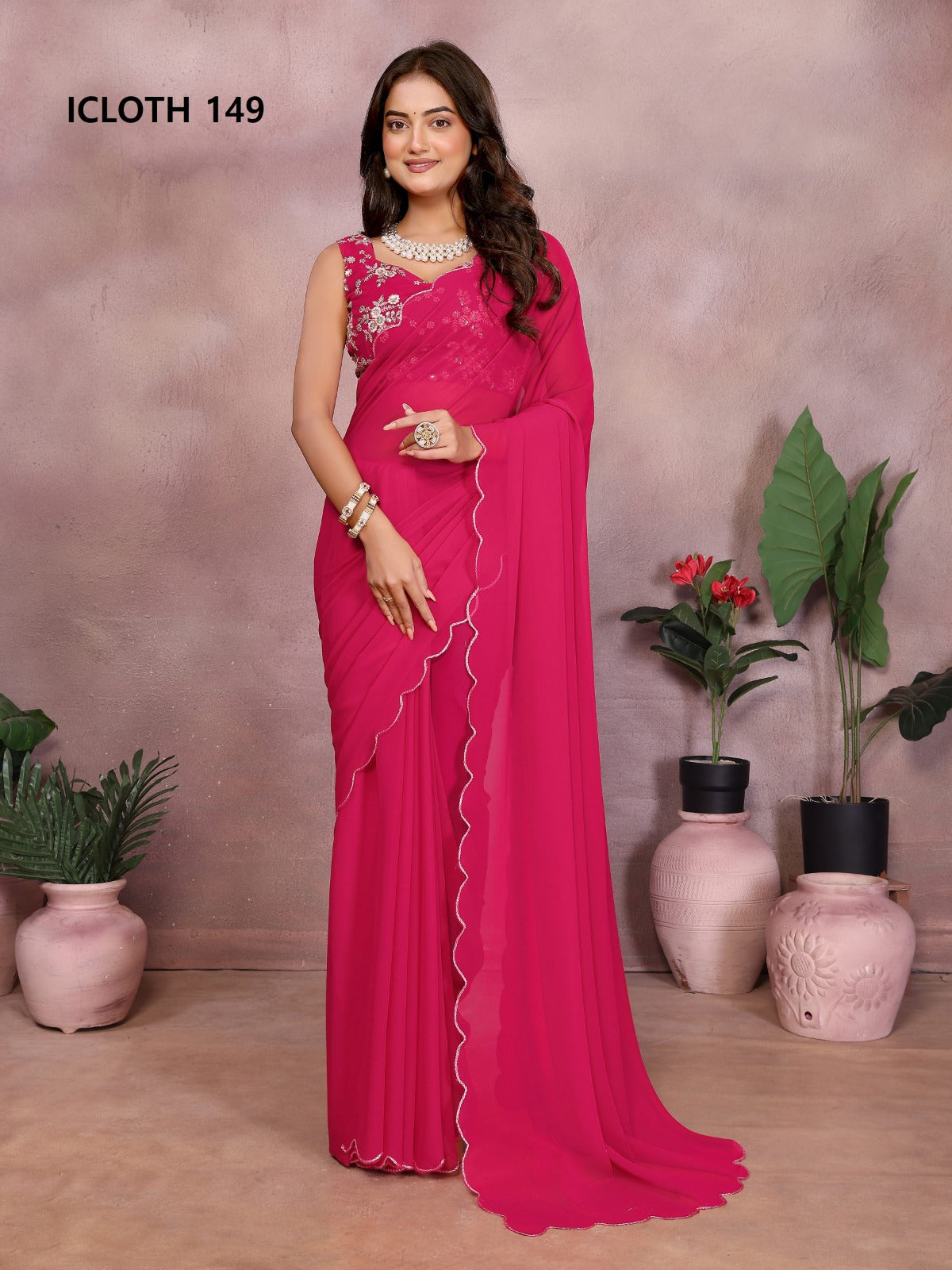 149 Icloth Vol 4 Prima Georgette Sarees