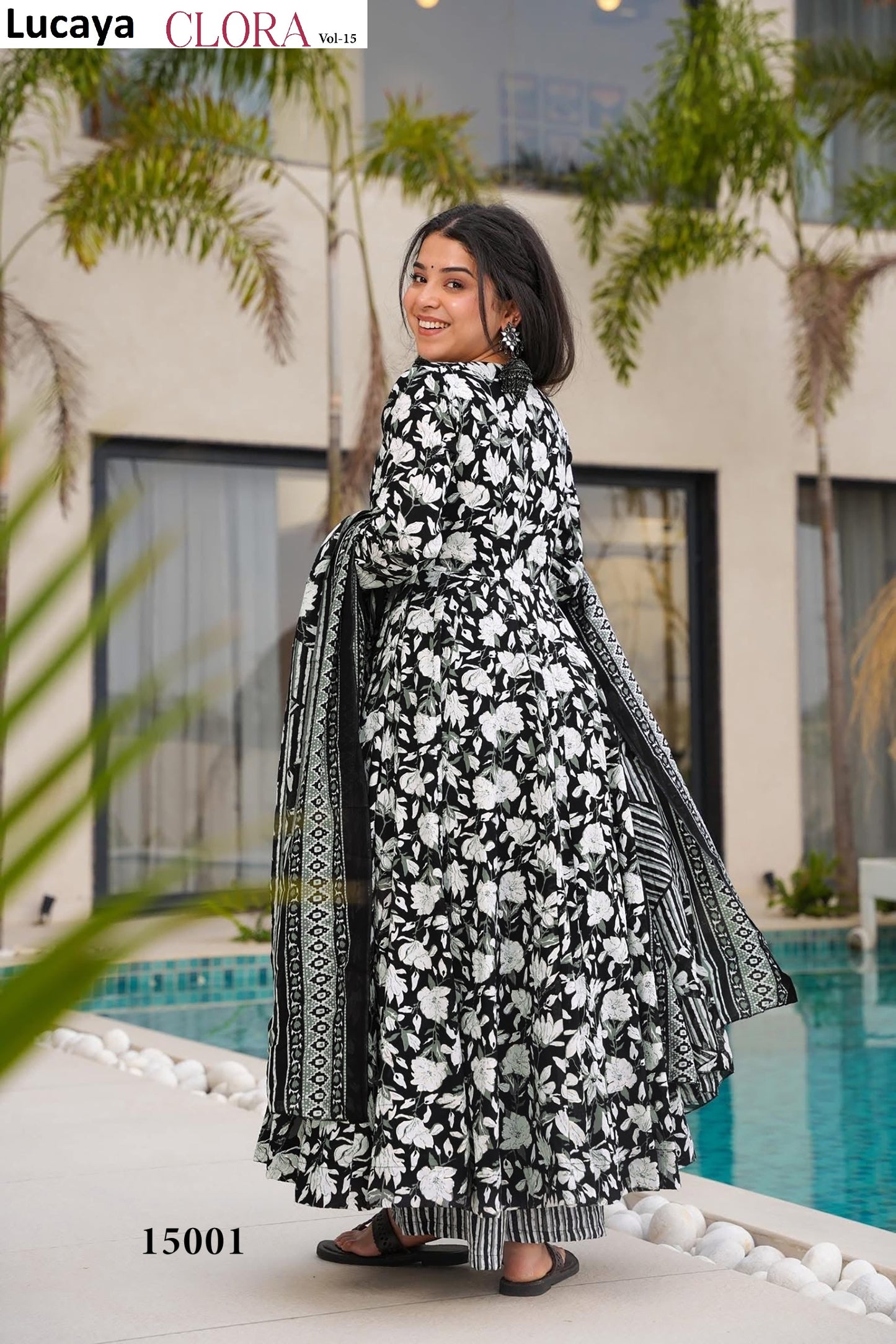 15001 Clora Vol 15 Lucaya Anarkali Readymade Suits