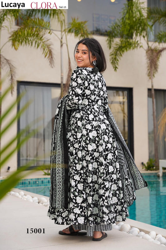 15001 Clora Vol 15 Lucaya Anarkali Readymade Suits