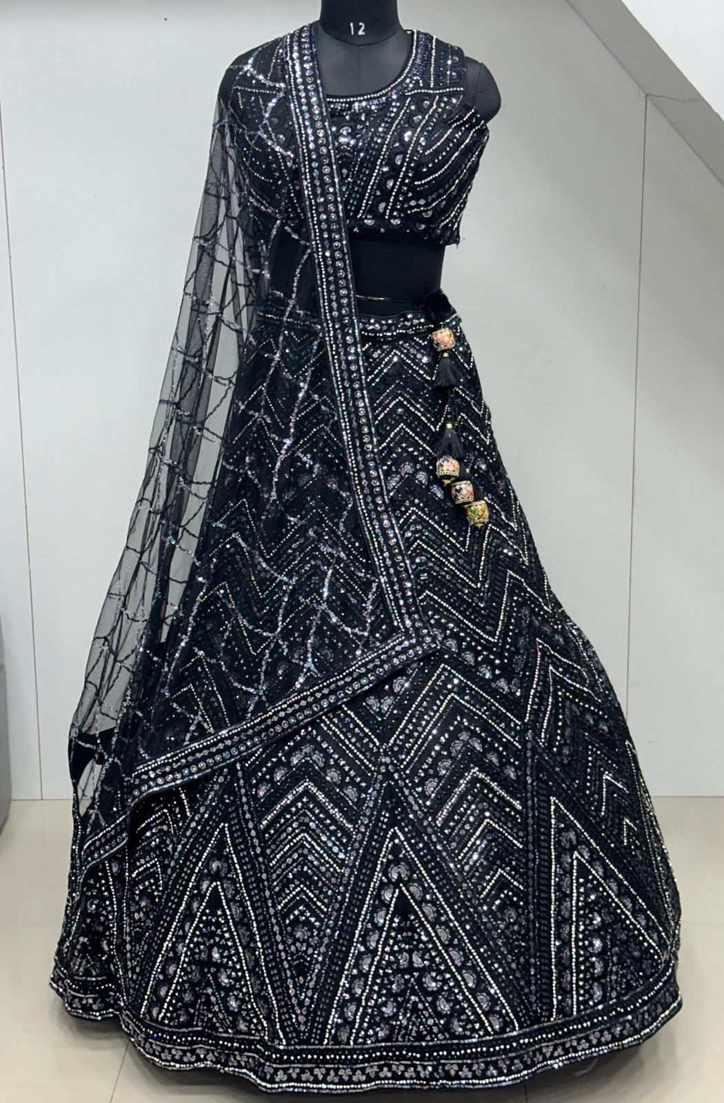 15002 Women In Black Anantesh Premium Net Readymade Lehenga Choli