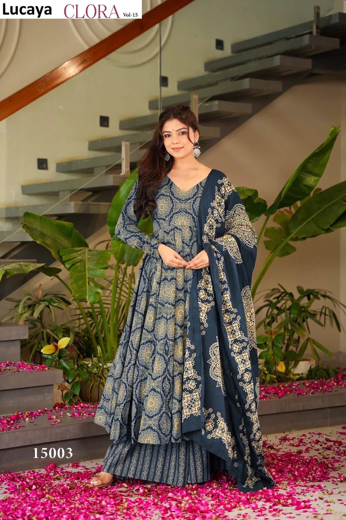 15003 Clora Vol 15 Lucaya Anarkali Readymade Suits