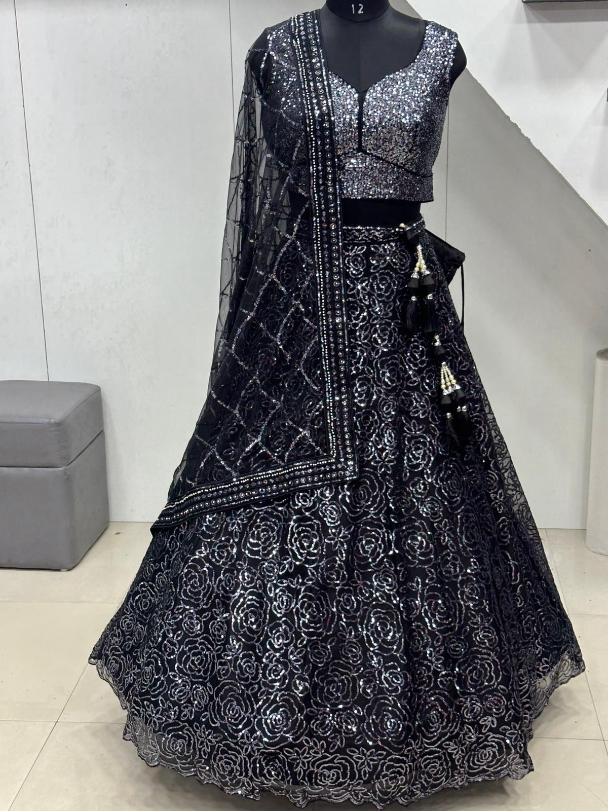 15003 Women In Black Anantesh Premium Net Readymade Lehenga Choli
