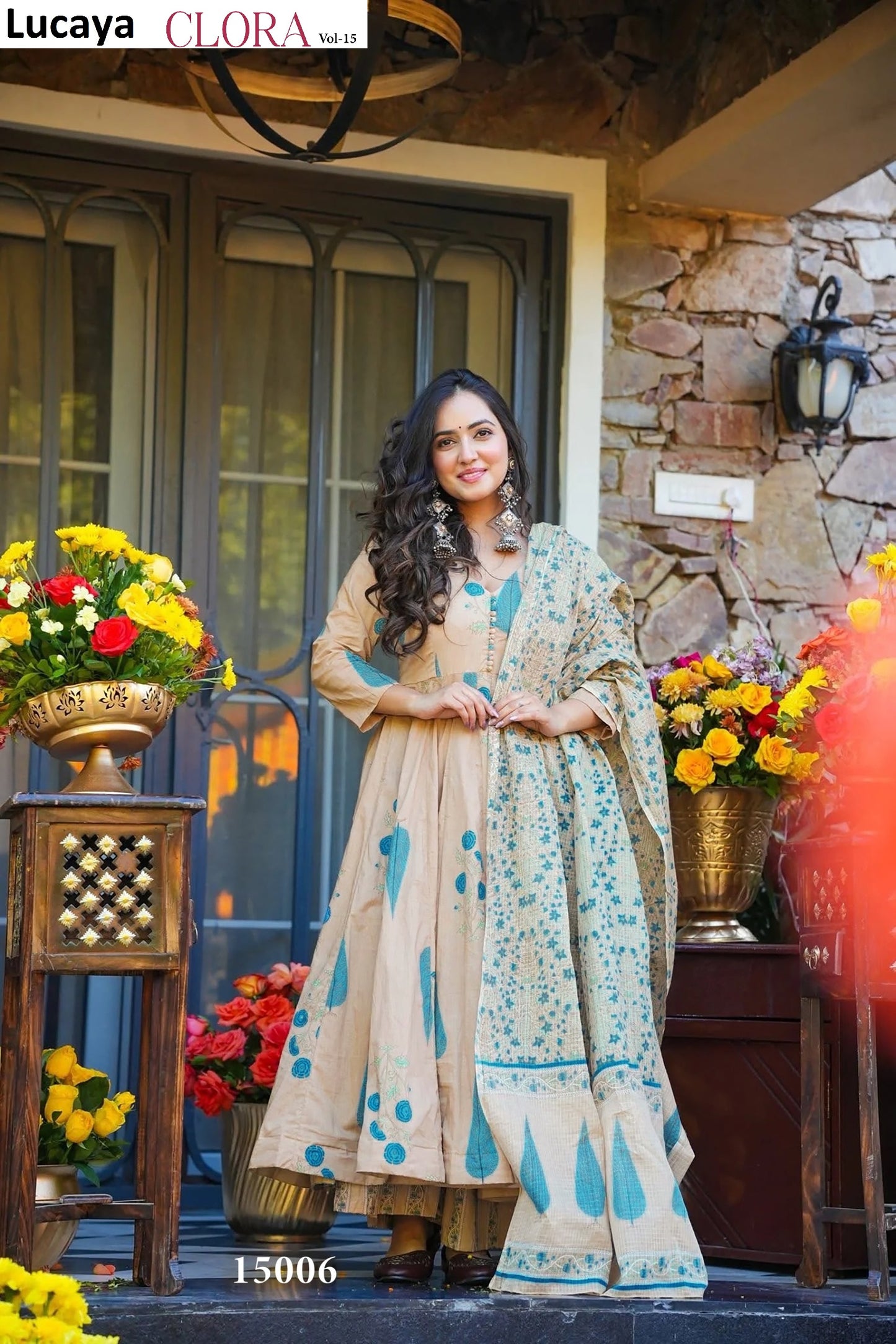 15006 Clora Vol 15 Lucaya Anarkali Readymade Suits