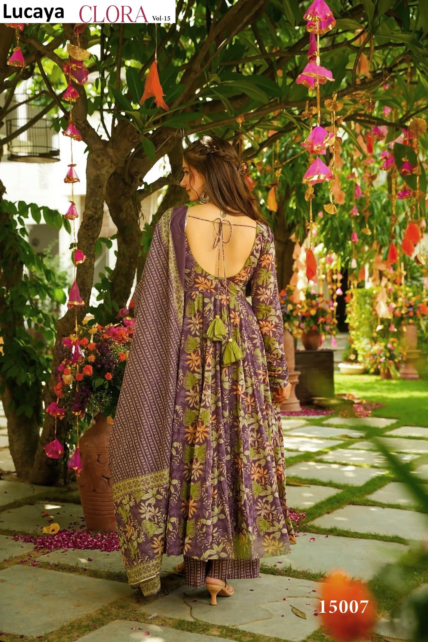 15007 Clora Vol 15 Lucaya Anarkali Readymade Suits