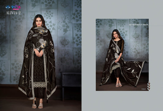 5563 Alivia Vol 2 Vipul Unstitched Suits