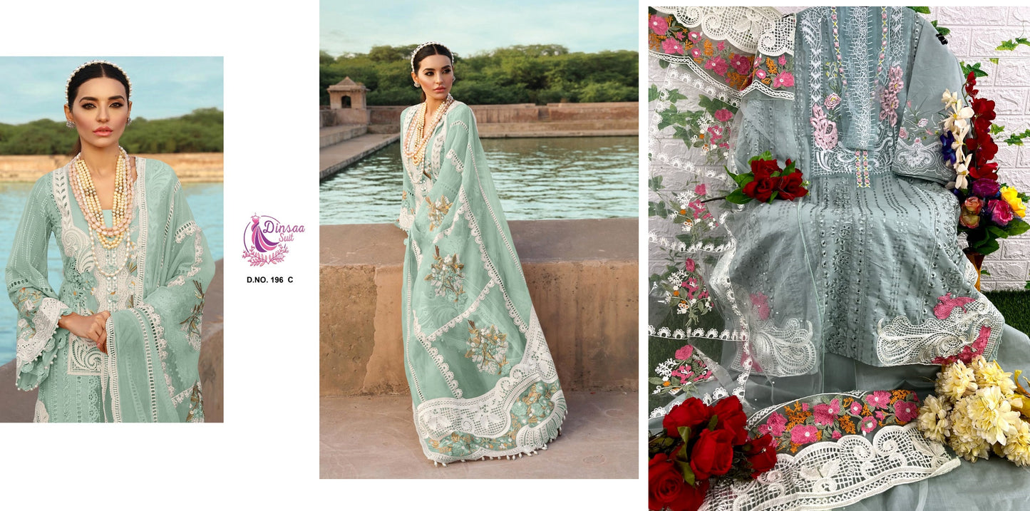 196-C Dinsaa Suit Pakistani Salwar Suits