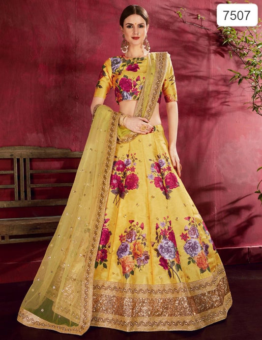 7507 Carnations Zeel Lehenga Choli