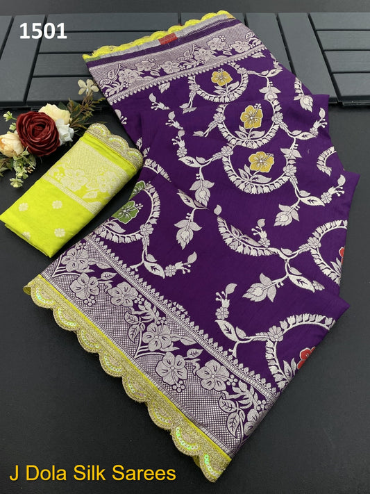 1501 J Dola Silk Sarees