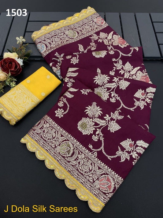 1503 J Dola Silk Sarees
