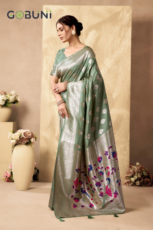 1503 Shagun Gobuni Silk Sarees