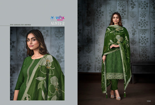 5564 Alivia Vol 2 Vipul Unstitched Suits