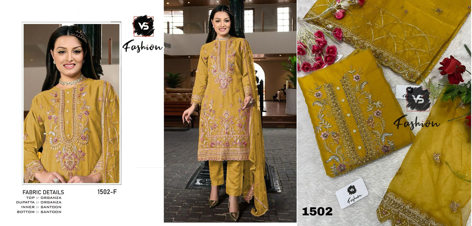 1502 F Vs Fashion Pakistani Salwar Suits